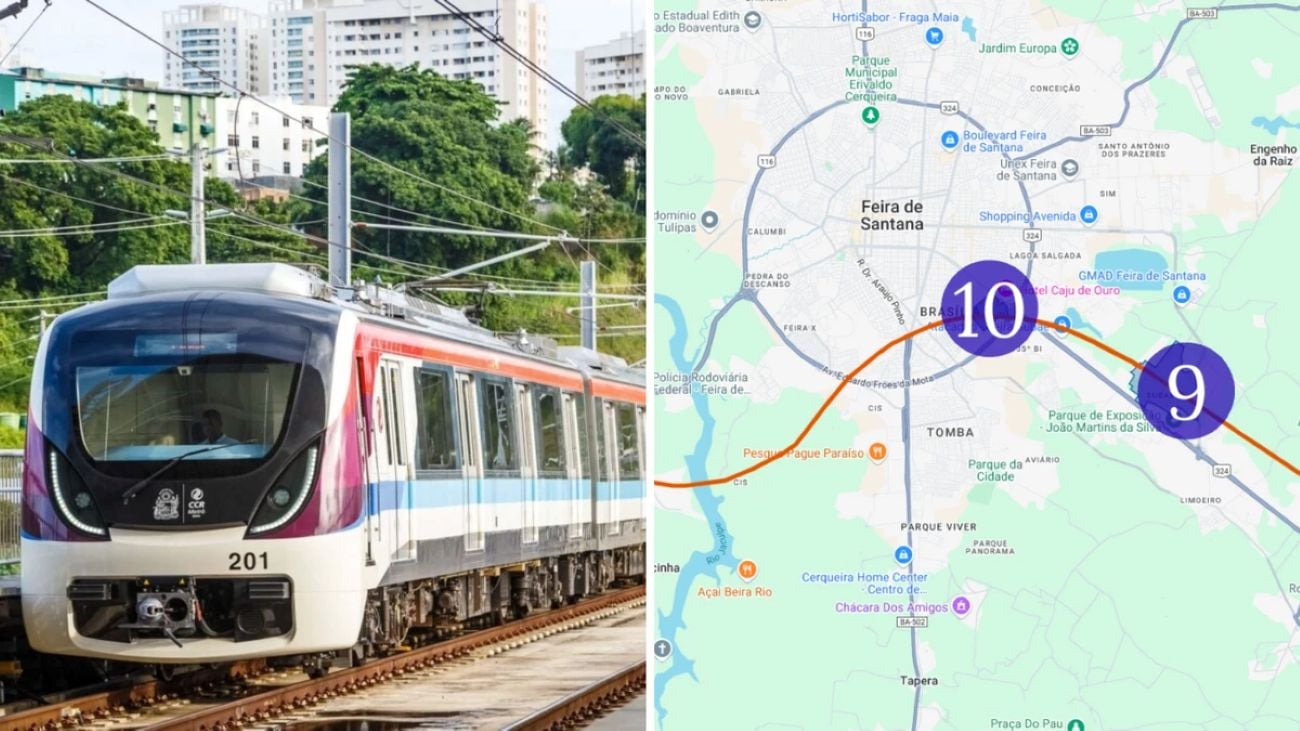 Projeto da Ferrovia Salvador-Feira de Santana