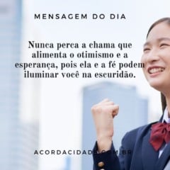 otimismo - reflexão - mensagem de bom dia