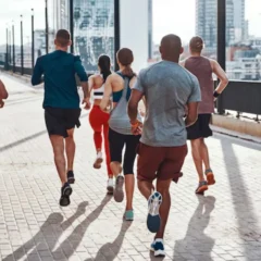 corrida - homens e mulheres