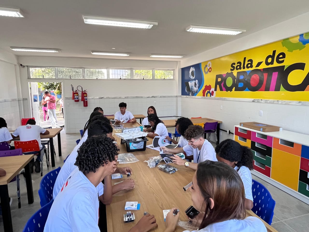 robótica em escolas estaduais da Bahia