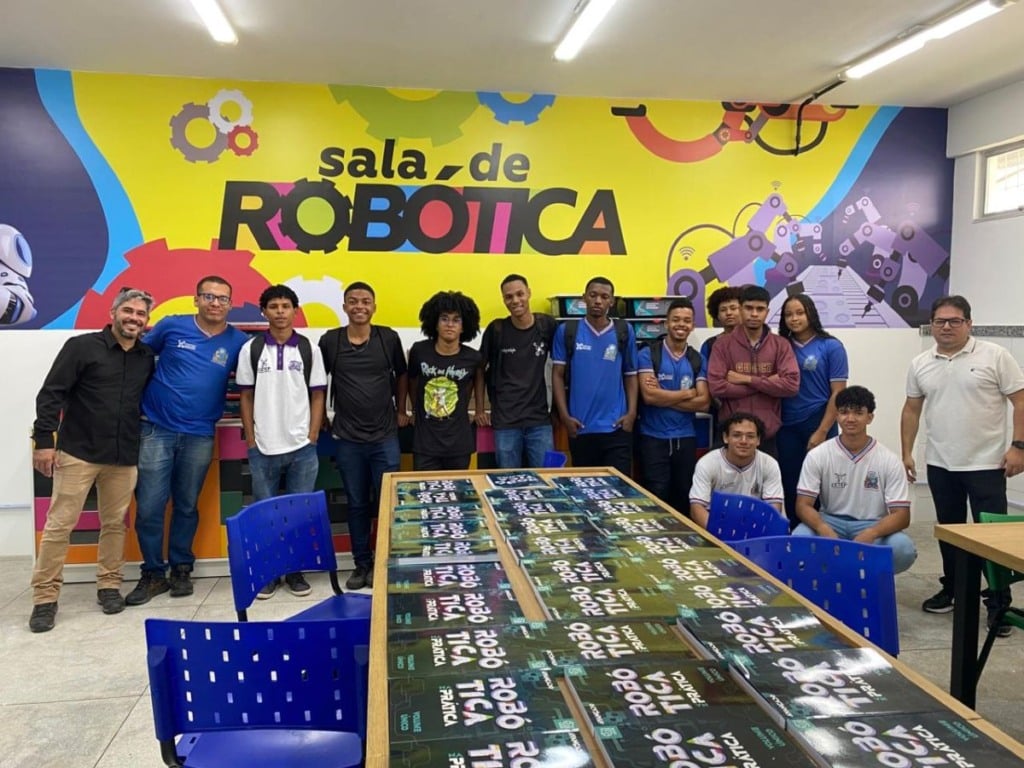 robótica em escolas estaduais da Bahia