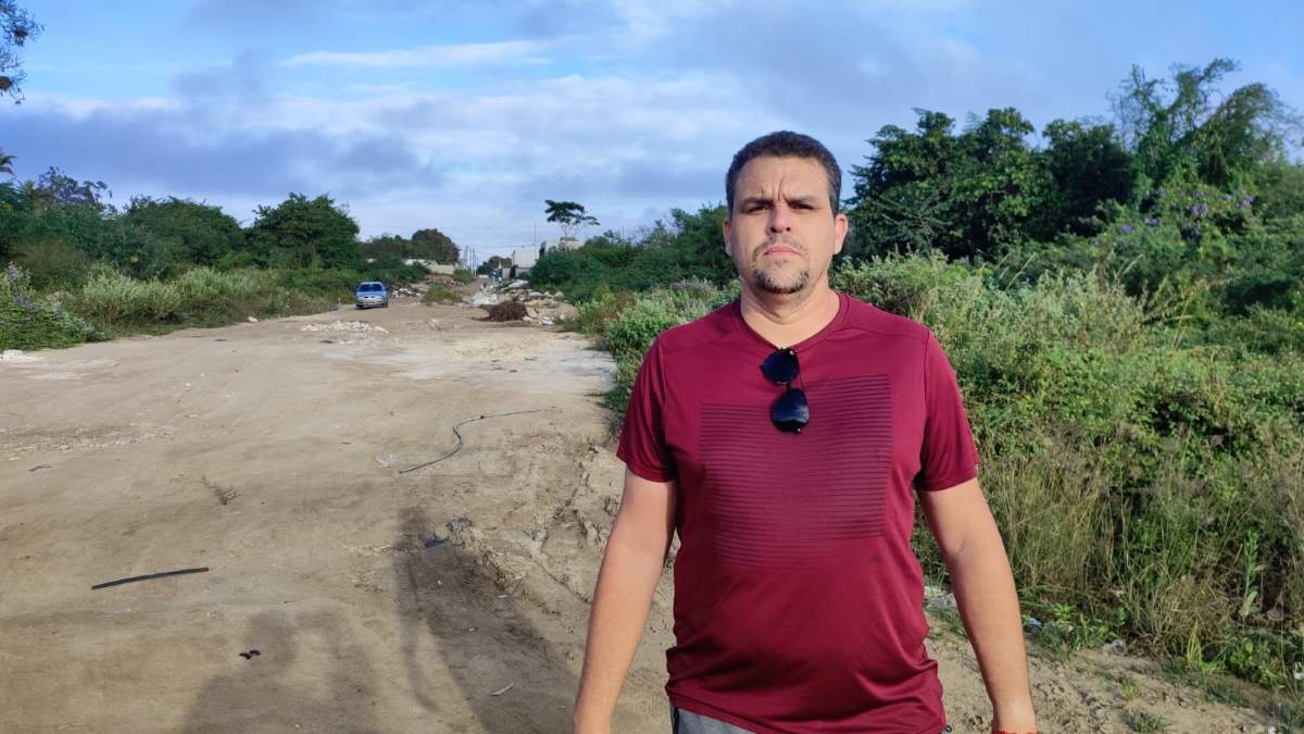 Moradores denunciam acúmulo de lixo e insegurança em via alternativa do bairro Santo Antônio dos Prazeres