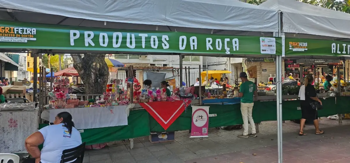 AgriFeira reúne cultura, agricultura familiar e economia solidária no centro de Feira de Santana
