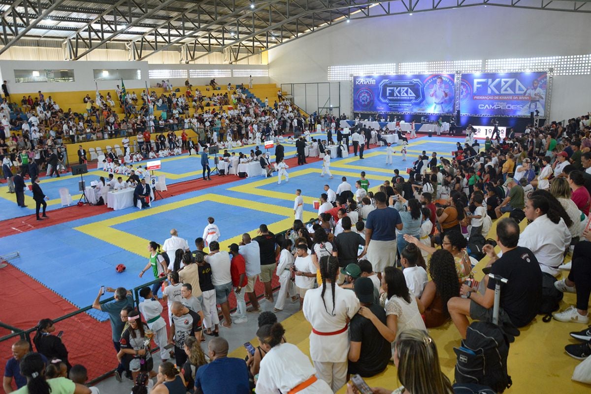 Evento poliesportivo no Complexo Esportivo Oyama Pinto