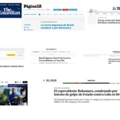 Condenação de Bolsonaro e aliados repercute na imprensa internacional
