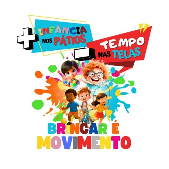 Unef e Instituto Nobre participam do projeto ‘Mais infância no pátio, menos tempo nas telas’