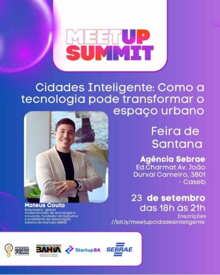 Feira de Santana discute soluções urbanas no Meetup Cidades Inteligentes