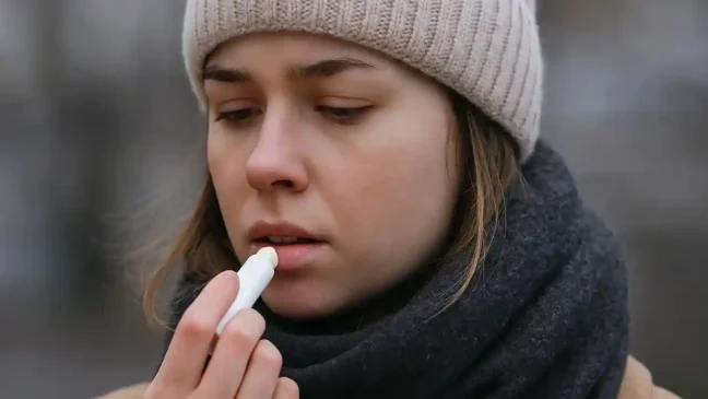 Mulheres jovens estão evitando lábios rachados no frio com 4 passos de hidratação eficaz que trazem resultado rápido