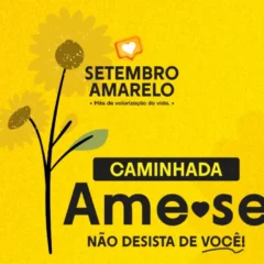 Caminhada Ame-se reforça valorização da vida em Feira de Santana no Setembro Amarelo
