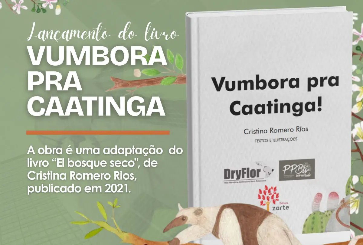 Livro infantil que traz a importância da preservação da Caatinga é lançado na Flifs