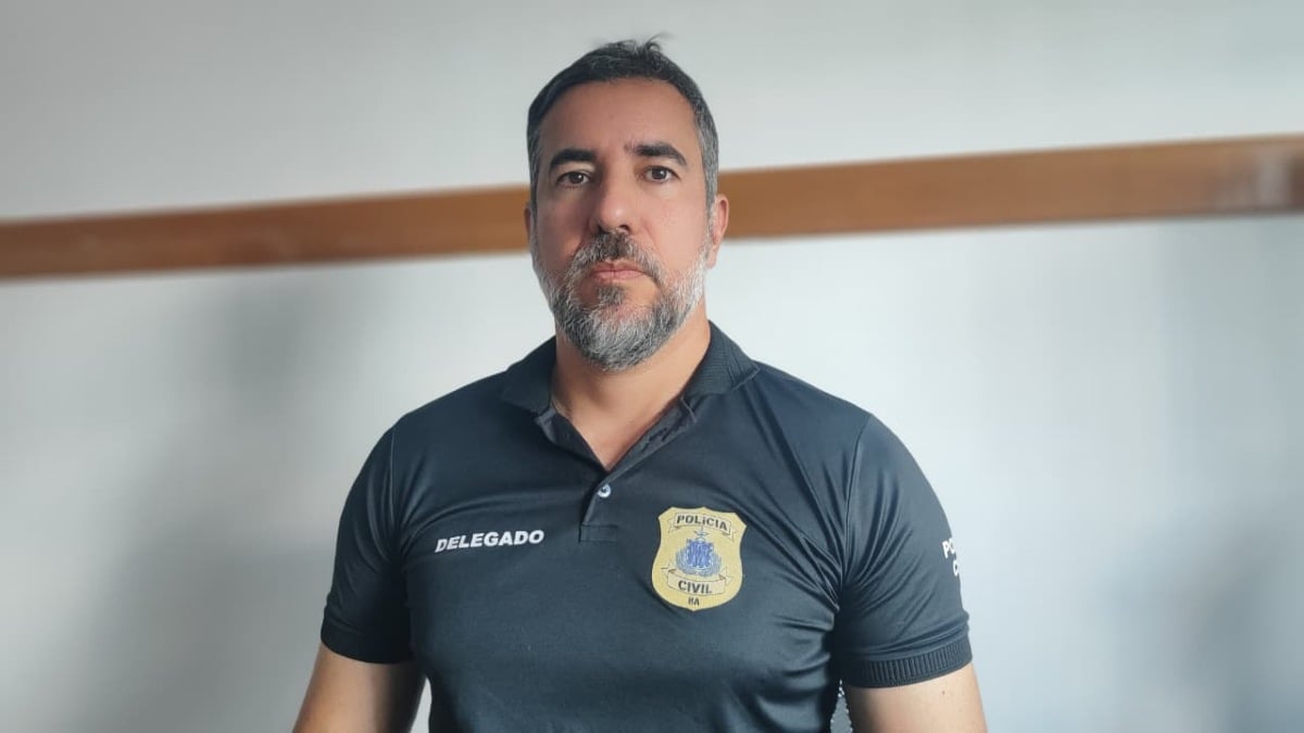 Delegado Gustavo Coutinho, titular da Delegacia de Homicídios de Feira de Santana