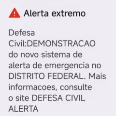 Defesa Civil testa envio de alertas de desastre via celular em quatro estados