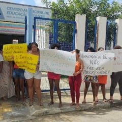 Manifestação no Alto do Rosário