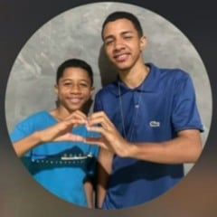 Mateus, de 14 anos, e Samuel, de 17