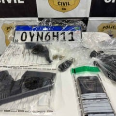 Homem é preso em flagrante por posse ilegal de arma após ameaçar ex-companheira em Feira de Santana