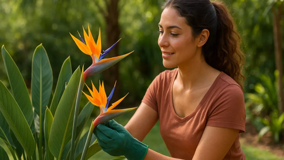 6 passos para fazer a ave-do-paraíso florescer com cores intensas e formato exótico