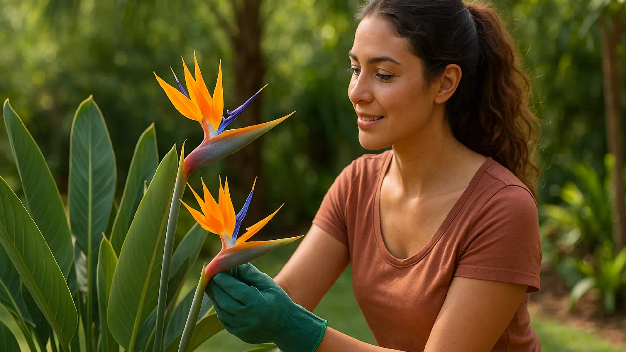 6 passos para fazer a ave-do-paraíso florescer com cores intensas e formato exótico