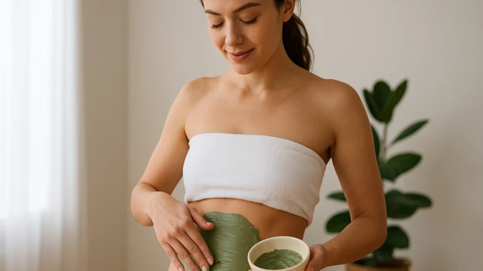 Argila verde na barriga: como usar para desinchar e firmar a pele