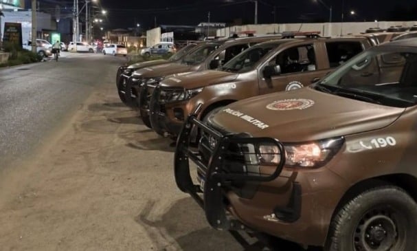 policiamento no bairro Conceição