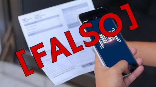 Boleto falso