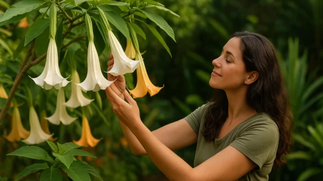 Como cultivar a trombeta dos anjos e ter flores gigantes e perfumadas Como cultivar a trombeta dos anjos e ter flores gigantes e perfumadas