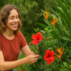 Essa flor tropical cresce rápido e transforma qualquer quintal em um paraíso