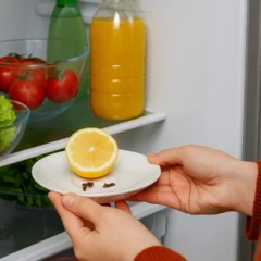Esse hack com limão deixa a geladeira sem cheiro em menos de 5 minutos