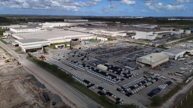 Fábrica da BYD em Camaçari BA