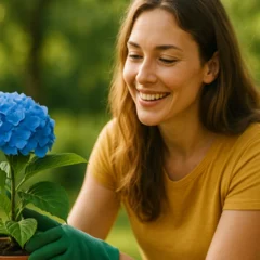 Hortênsia: 3 truques para flores azuis mais intensas sem produtos químicos