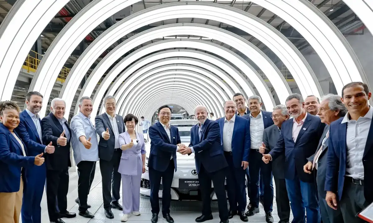 Lula na BYD em Camaçari