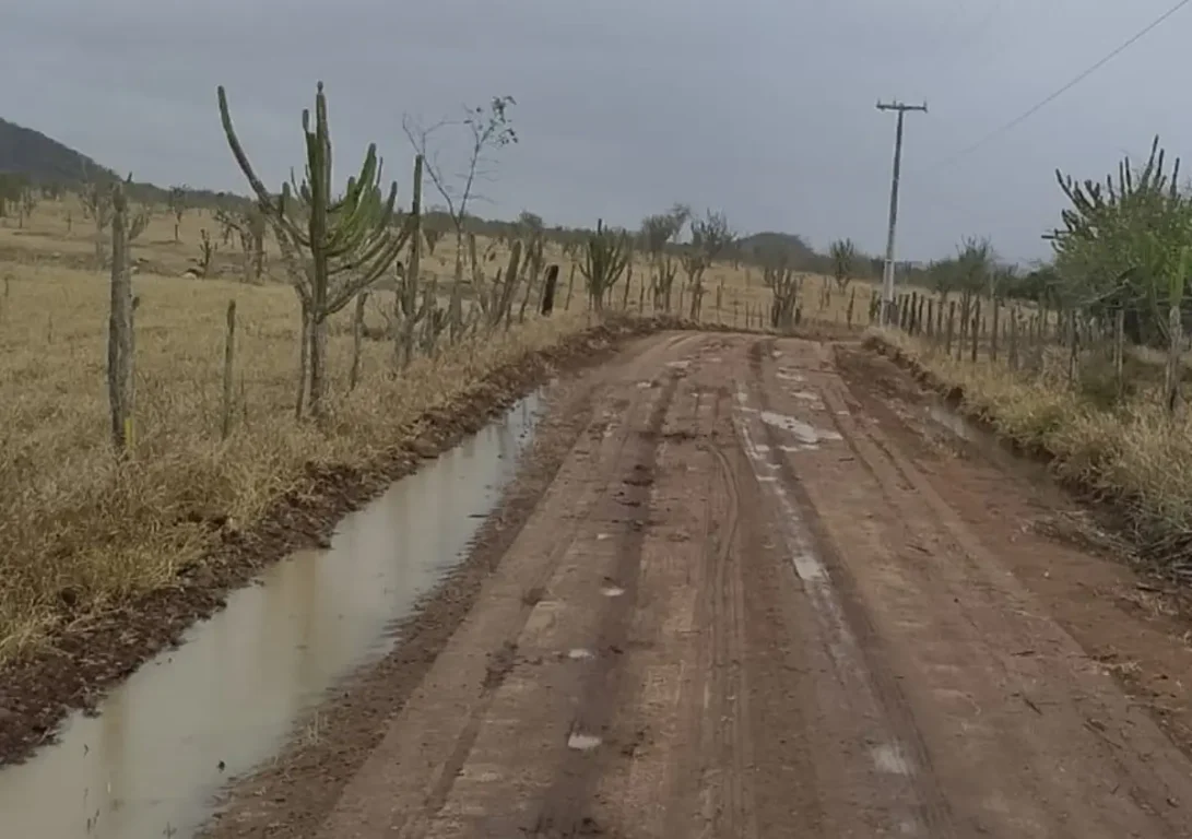 Estradas da zona rural de Feira