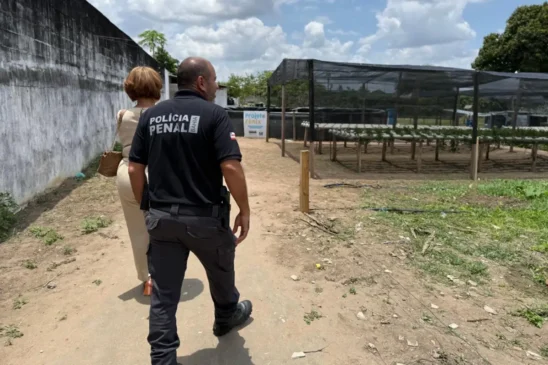 Secretária realiza visita técnica ao Conjunto Penal Feminino de Feira de Santana