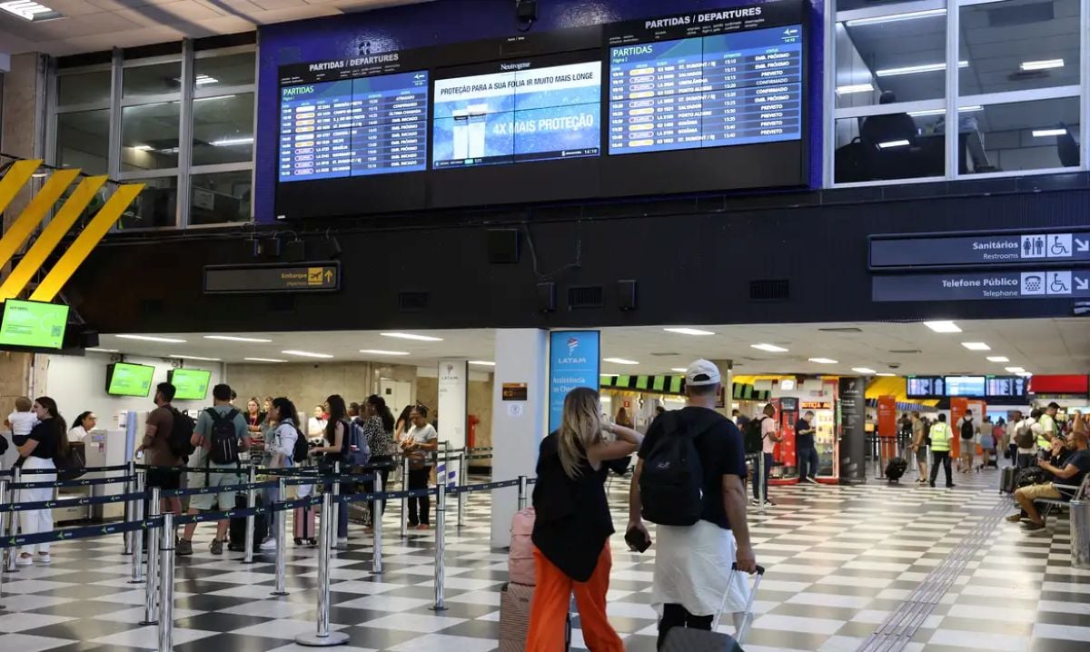 aeroporto, avião, viagem