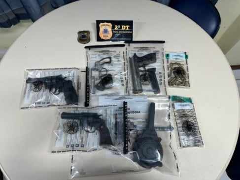 armas polícia prende armeiro