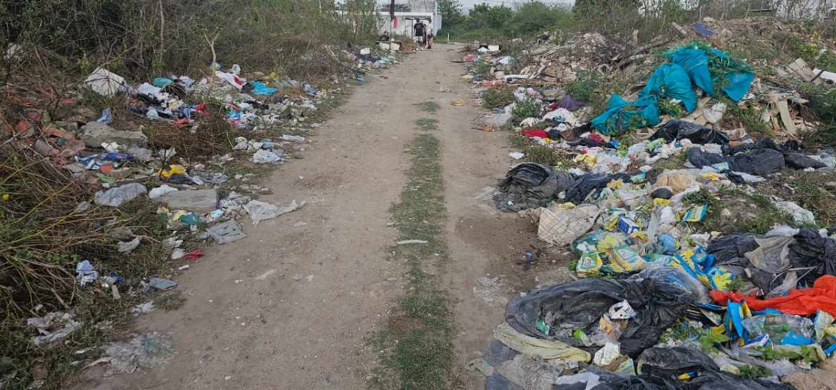 Após denúncias de lixões irregulares no bairro Muchila, Sesp promete criação de estação temporária para descarte