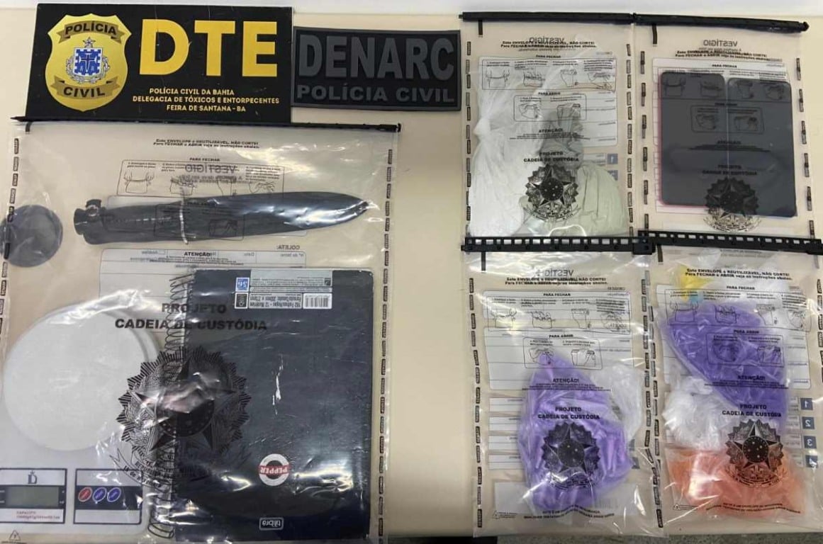 Polícia apreende drogas durante diligência no bairro Queimadinha