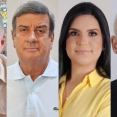 Zé Chico, Colbert Martins Filho, Dayane Pimentel e Pablo Roberto (na ordem, da esq. para a dir.)