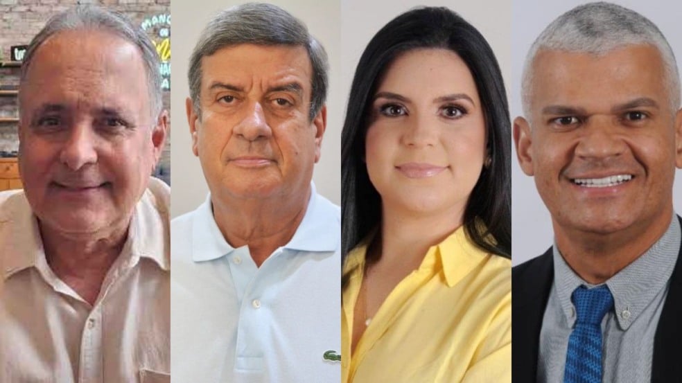 Zé Chico, Colbert Martins Filho, Dayane Pimentel e Pablo Roberto (na ordem, da esq. para a dir.)