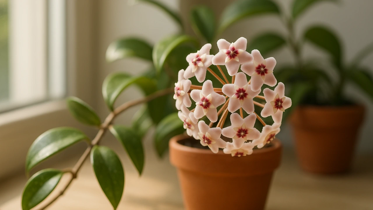 4 técnicas para estimular floração da flor-de-cera mesmo em vasos pequenos