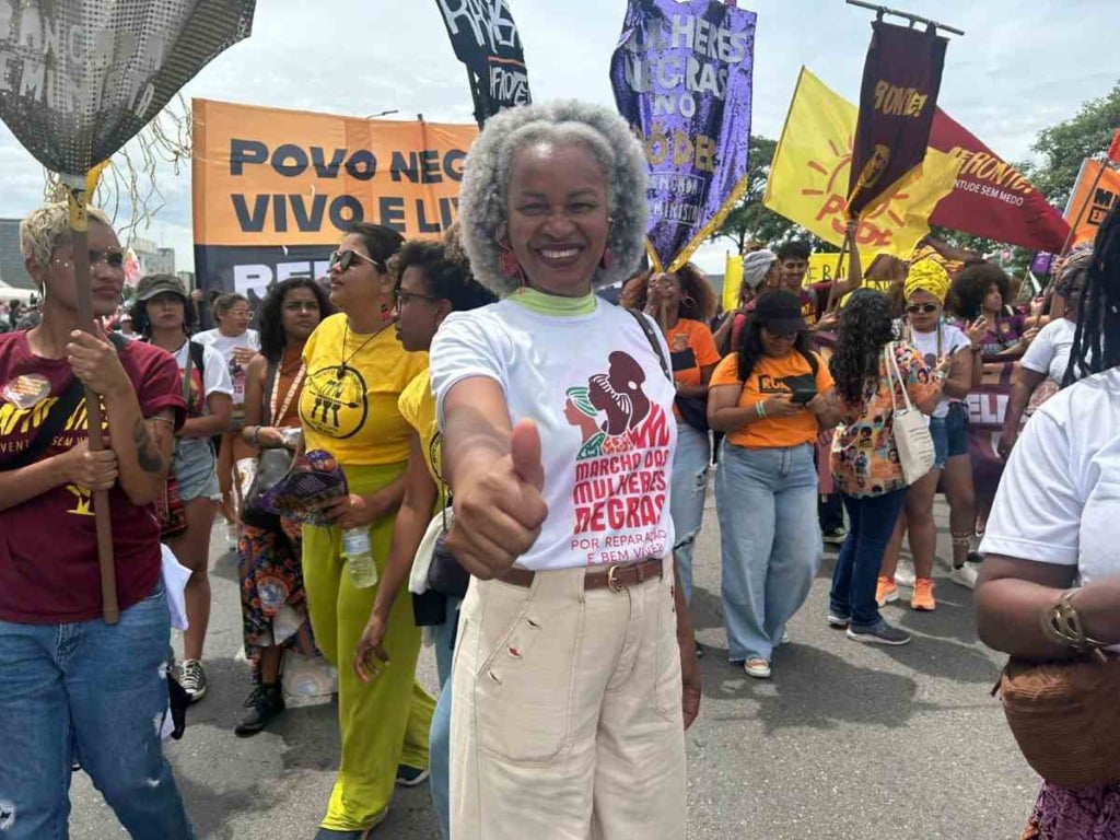 Mulheres negras da Bahia marcham por reparação e bem viver em Brasília