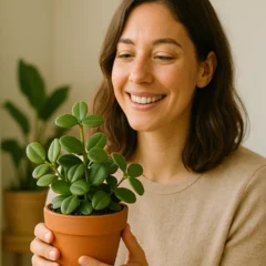 Essa peperomia ‘Hope’ cresceu o dobro depois que mudei o tipo de vaso