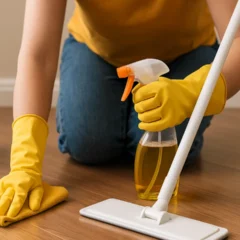 Essa receita de limpador perfumado deixa o chão brilhando sem esforço