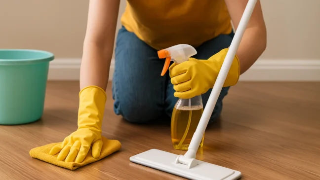 Essa receita de limpador perfumado deixa o chão brilhando sem esforço