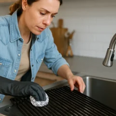 Essa técnica com papel alumínio deixa grelhas limpas sem esfregar