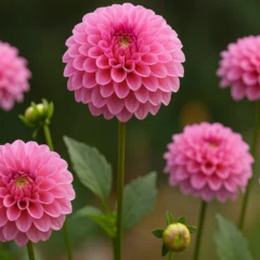 Georgina como obter até 8 flores por caule com esse corte específico