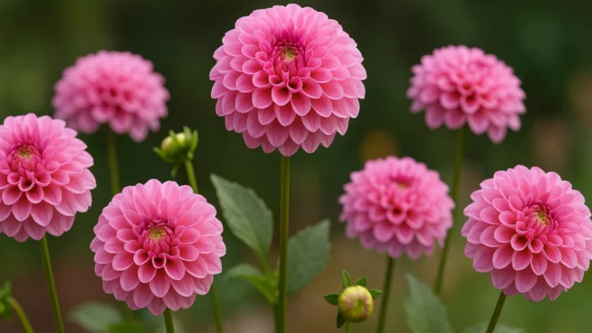 Georgina como obter até 8 flores por caule com esse corte específico