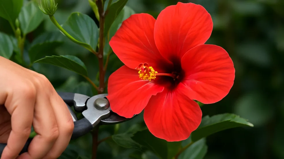 Hibisco 3 podas por ano são suficientes para ativar a floração intensa Hibisco 3 podas por ano são suficientes para ativar a floração intensa