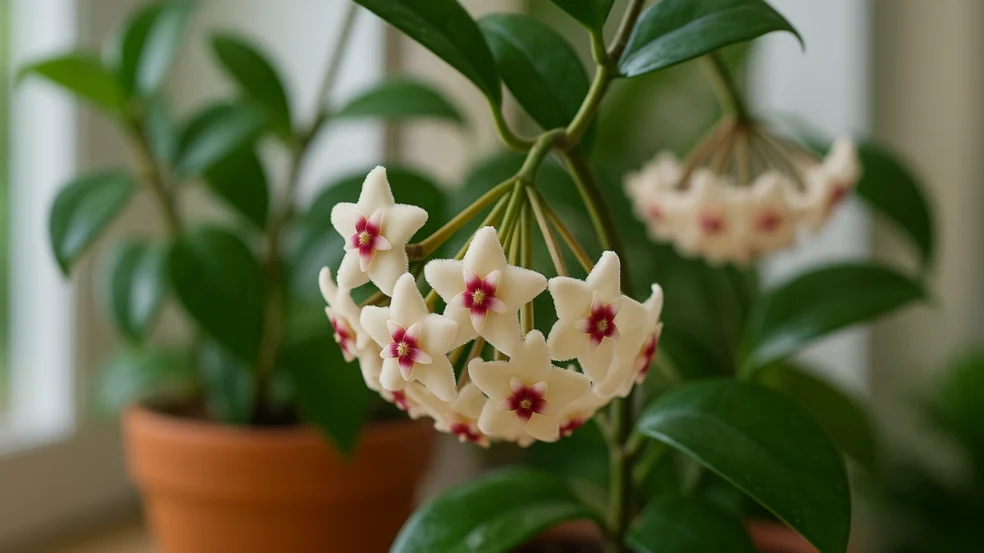 Hoya carnosa adubo caseiro que estimula flores e mantém o brilho das folhas o ano todo Hoya carnosa adubo caseiro que estimula flores e mantém o brilho das folhas o ano todo