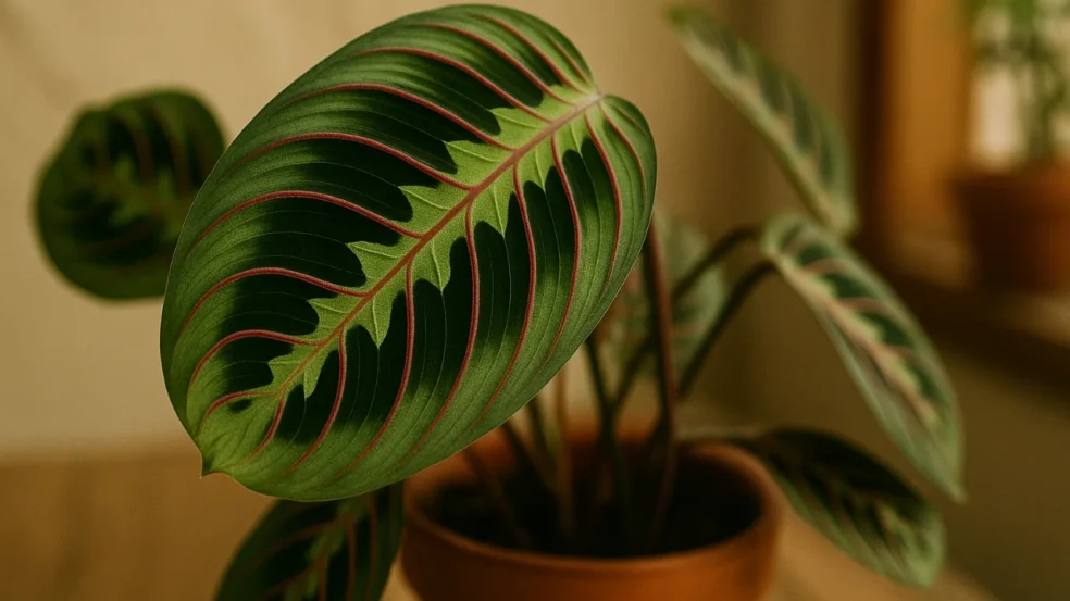 Maranta-riscada veja como preservar os desenhos da folha sem desbotar Maranta-riscada veja como preservar os desenhos da folha sem desbotar