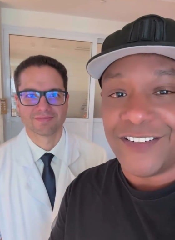 Médico cardiologista Diogo Azevedo e Márcio Victor